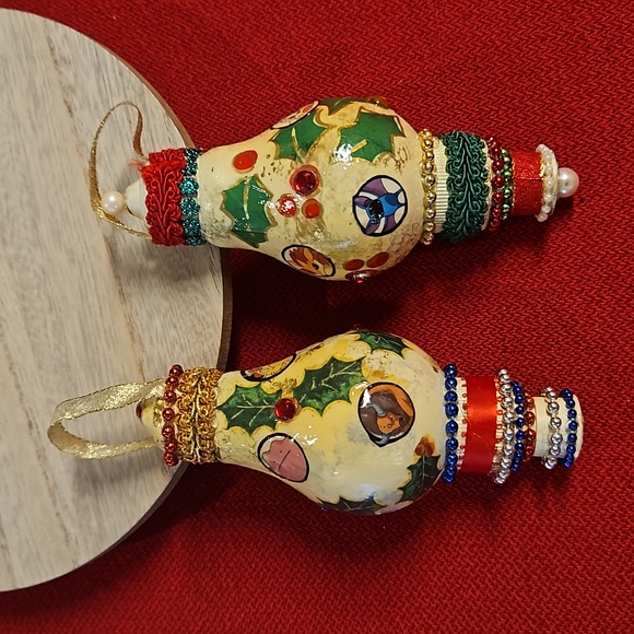 Original 151 Pokémon SET #2 Hand Crafted Christmas Holiday Ornaments SET of 2 - Picture 7 of 11